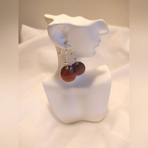 Cute Red Earrings Lightweight Nwot